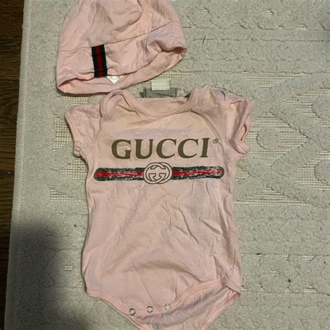 newborn gucci hat|baby gucci onesie.